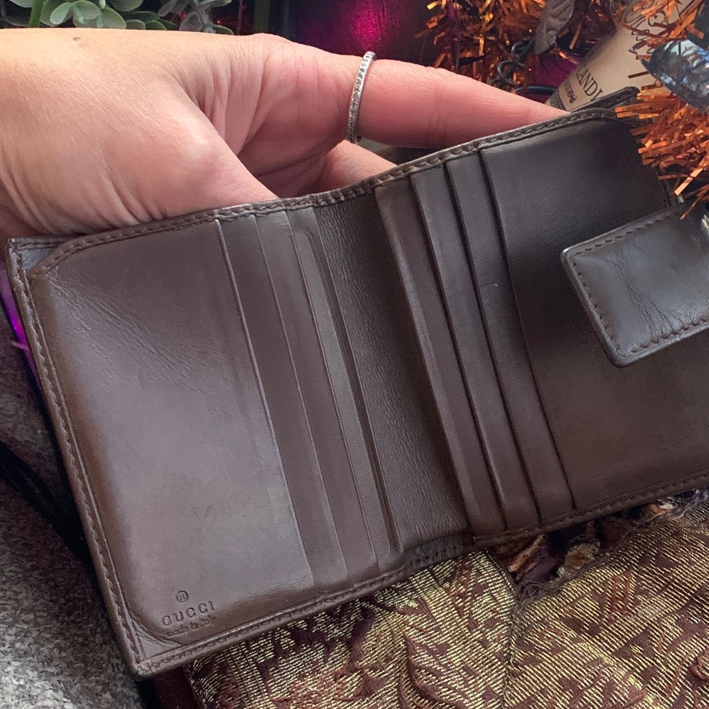 Authentic Gucci Monogrammed Interlocking Gg Canva… - image 8